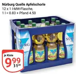 Globus Nürburg Quelle Apfelschorle Angebot