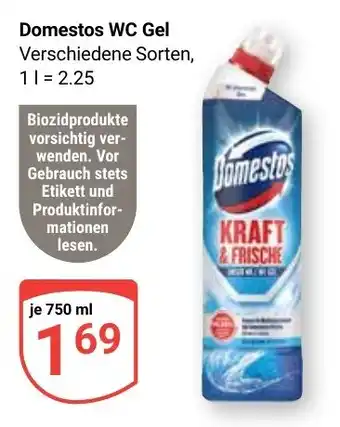 Globus Domestos WC Gel Angebot