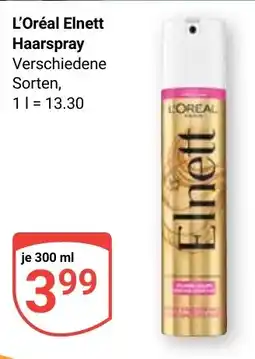 Globus L'Oréal Elnett Haarspray Angebot