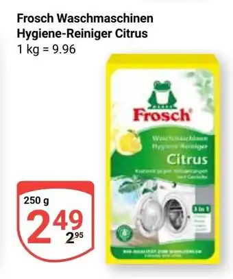 Globus Frosch Waschmaschinen Hygiene-Reiniger Citrus Angebot