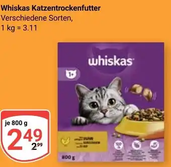 Globus Whiskas Katzentrockenfutter Angebot