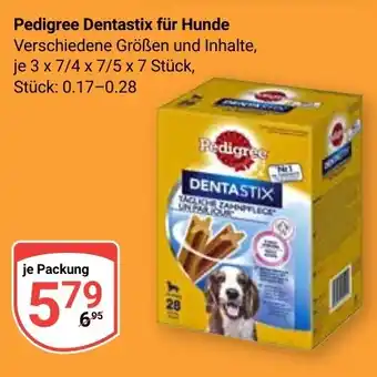 Globus Pedigree Dentastix für Hunde Angebot