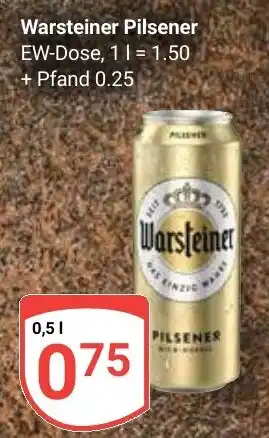 Globus Warsteiner Pilsener Angebot