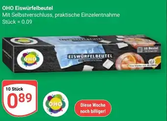 Globus OHO Eiswürfelbeutel Angebot
