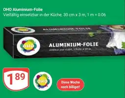 Globus OHO Aluminium-Folie Angebot