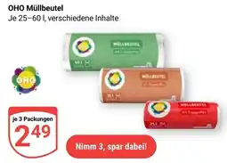 Globus OHO Müllbeutel Angebot