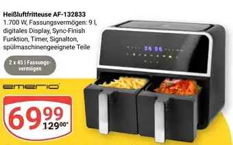 Globus emerio Heißluftfritteuse AF-132833 Angebot