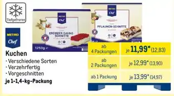 METRO METRO Chef Kuchen Angebot