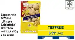 METRO Coppenrath & Wiese ,,Unsere Goldstücke" Brötchen Angebot