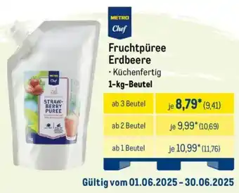 METRO METRO Chef Fruchtpüree Erdbeere Angebot