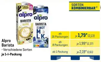 METRO Alpro Barista Angebot