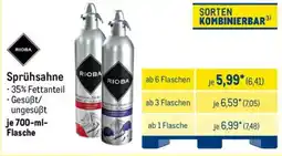 METRO RIOBA Sprühsahne Angebot