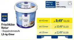 METRO METRO Chef Frischkäse Natur Angebot
