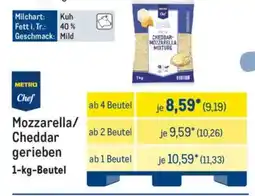 METRO METRO Chef Mozzarella/ Cheddar gerieben Angebot