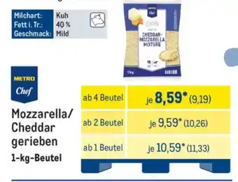 METRO METRO Chef Mozzarella/ Cheddar gerieben Angebot