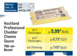 METRO Hochland Professional Hochland Professional Cheddar Cheese Sauce Angebot