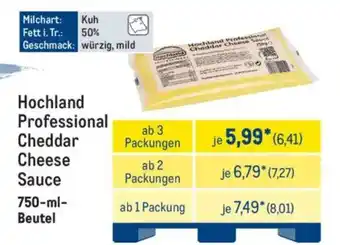 METRO Hochland Professional Hochland Professional Cheddar Cheese Sauce Angebot