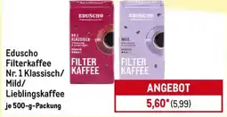 METRO Eduscho Filterkaffee Nr. 1 Klassisch/ KAFFEE Mild/ Lieblingskaffee Angebot
