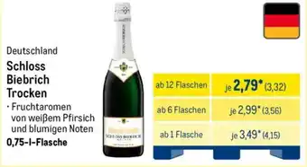 METRO Deutschland Schloss Biebrich Trocken Angebot