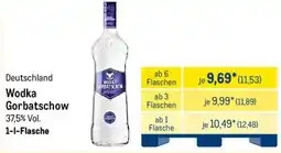 METRO Deutschland Wodka Gorbatschow Angebot