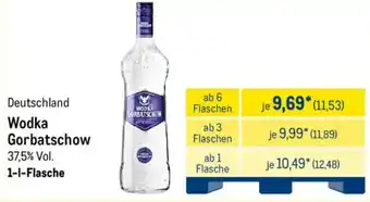 METRO Deutschland Wodka Gorbatschow Angebot
