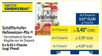 METRO Schöfferhofer hefeweizen-mix 2 Angebot