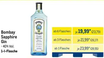 METRO Bombay Sapphire Gin Angebot