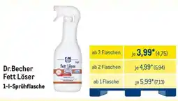METRO Dr.Becher Fett Löser Angebot