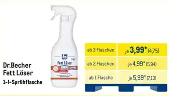 METRO Dr.Becher Fett Löser Angebot