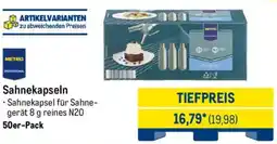 METRO METRO Chef Sahnekapseln Angebot