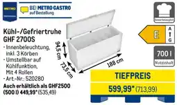 METRO METRO Chef Kühl-/Gefriertruhe GHF 2700S Angebot