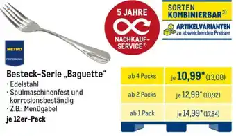METRO METRO Chef Besteck-Serie „Baguette Angebot