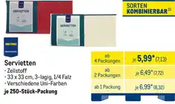 METRO METRO Chef Servietten Angebot