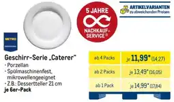 METRO METRO Chef Geschirr-Serie „Caterer Angebot