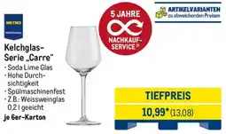 METRO METRO Chef Kelchglas- Serie „,Carre Angebot