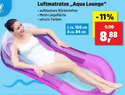 Thomas Philipps Bestway Luftmatratze ,,Aqua Lounge“ Angebot