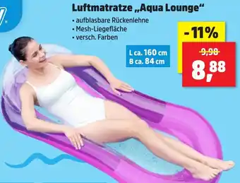 Thomas Philipps Bestway Luftmatratze ,,Aqua Lounge“ Angebot