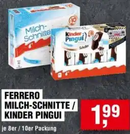 Handelshof Ferrero milch-schnitte / kinder pingui Angebot