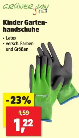 Thomas Philipps GRÜNER JAN Junior Kinder Gartenhandschuhe Angebot