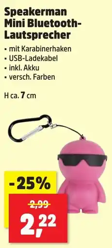 Thomas Philipps Speakerman Mini Bluetooth Lautsprecher Angebot
