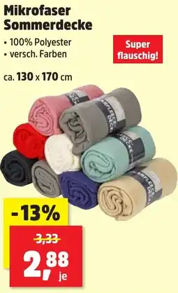 Thomas Philipps Mikrofaser Sommerdecke Angebot