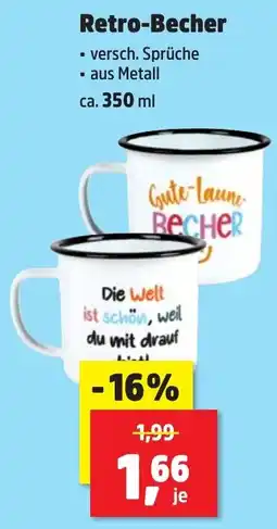 Thomas Philipps Retro-Becher Angebot