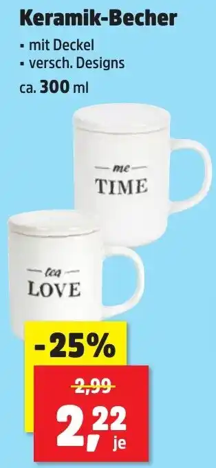 Thomas Philipps Keramik-Becher Angebot