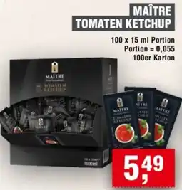Handelshof Maître tomaten ketchup Angebot