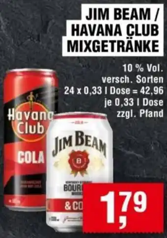 Handelshof Jim beam / havana club mixgetränke Angebot