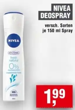 Handelshof Nivea deospray Angebot