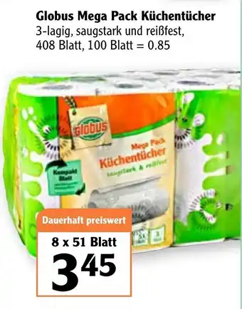 Globus Globus Mega Pack Küchentücher Angebot