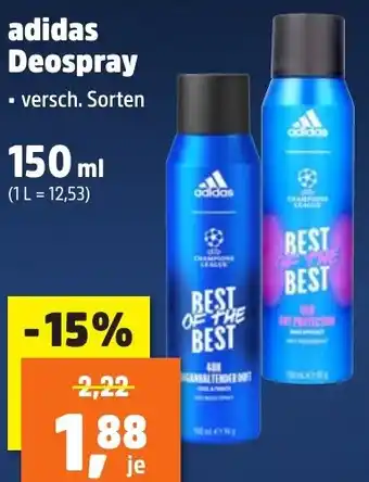 Thomas Philipps adidas Deospray Angebot