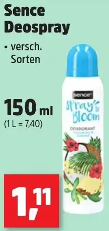 Thomas Philipps Sence Deospray Angebot