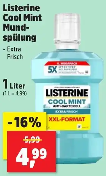 Thomas Philipps Listerine Cool Mint Mundspülung Angebot